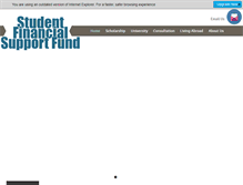 Tablet Screenshot of fundforstudents.org